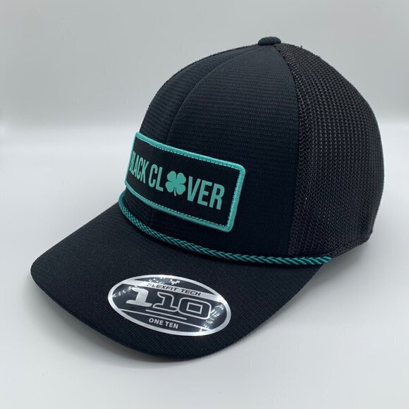 Black Clover Live Lucky Black Xander Snapback Trucker Hat New - Picture 1 of 6